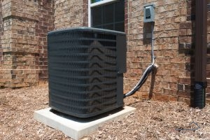 black air conditioning unit